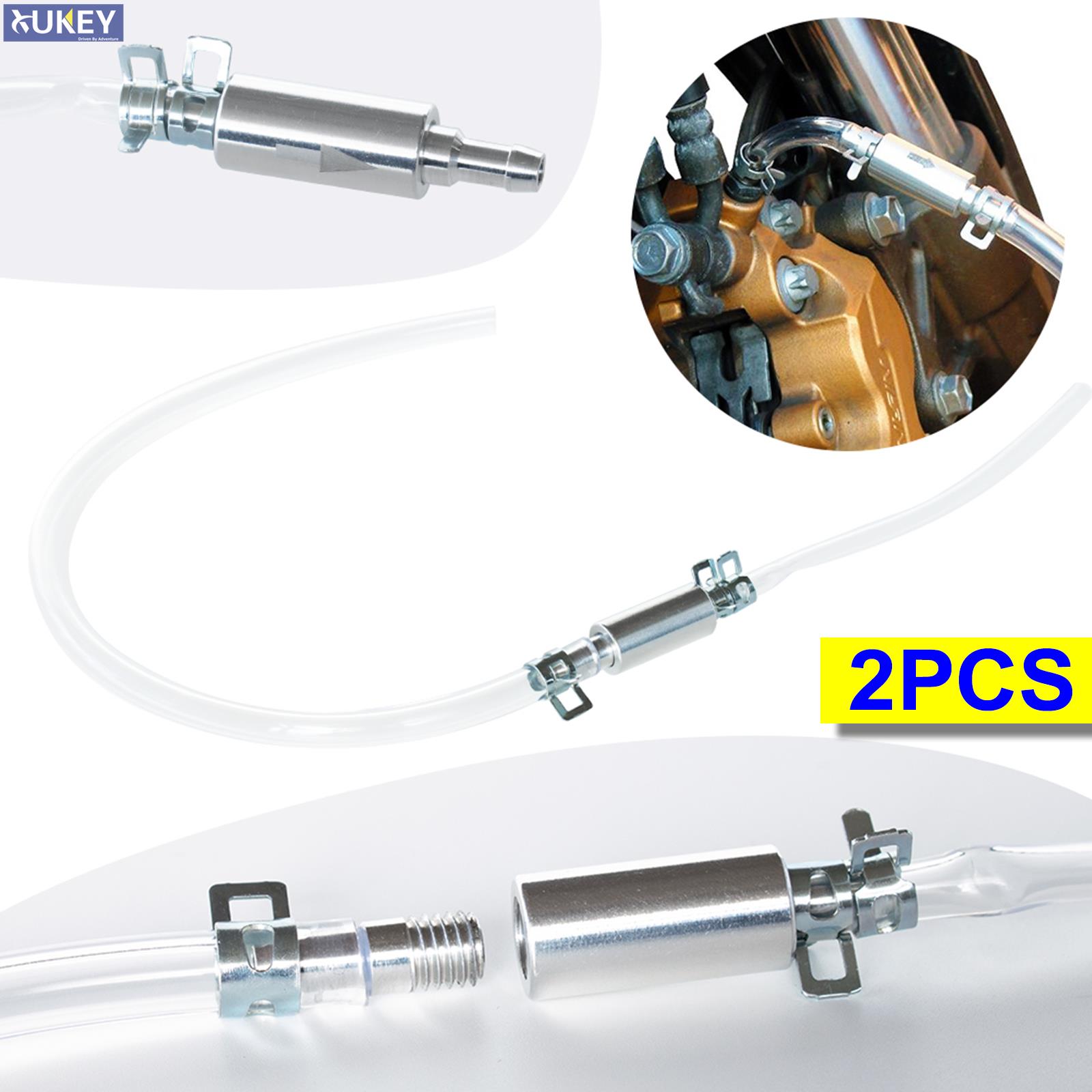 Hydraulic Brake Bleed - 油圧ブレーキおよびクラッチレバー,1方向バルブ,汚れの除去ツール,交換アダプターキット,カーアクセサリー,2x