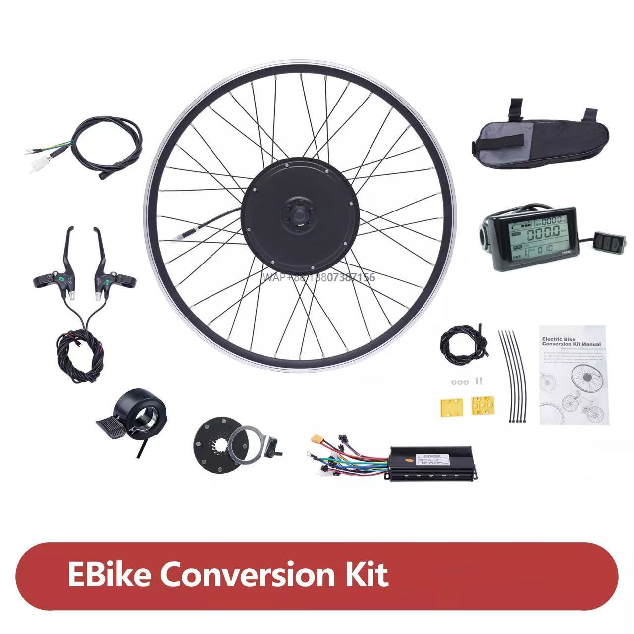 Mountain Biking Usa - 1000W 36Vブラシレス銅製リアドライブキット電動マウンテンバイク防水Eバイクパーツ