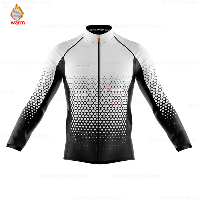 Mountain Biking Jacket - 冬用サイクリングウェア 2026 Raudax プロチーム 長袖サイクリングジャージ MTB