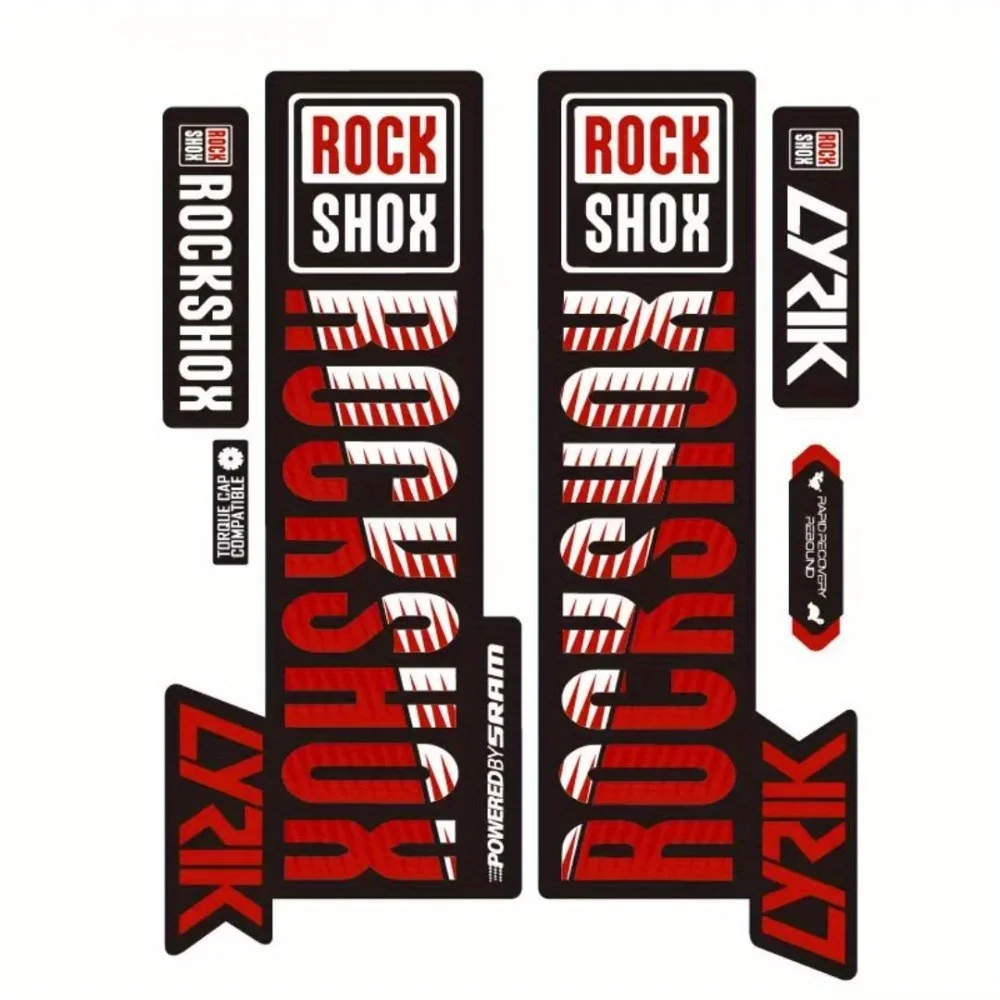 Mountain Biking Sport - 2018 ROCK SHOX LYRIK マウンテンバイク フロントフォークステッカー