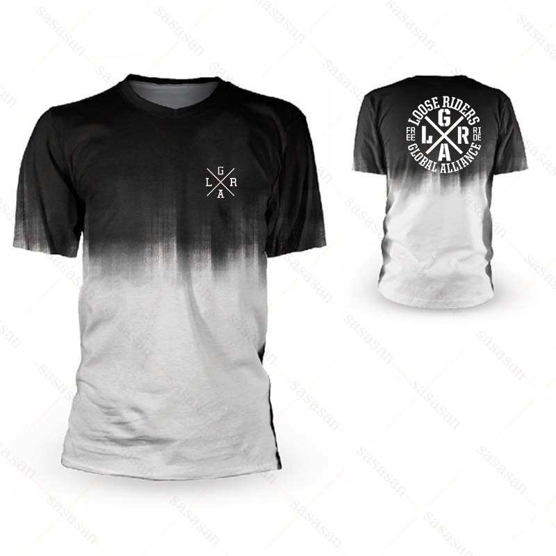 Mountain Biking Shirts - 男性用のルーズな半袖Tシャツ,マウンテンバイクウェア,通気性,dh
