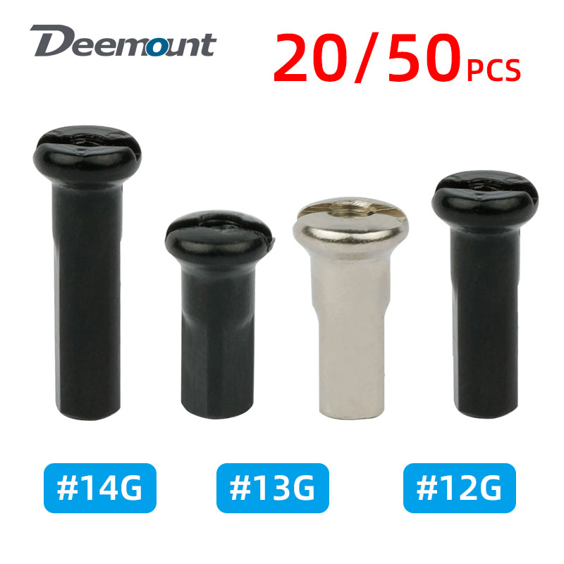 Spoke Nipple Brass - 20/50個入り 真鍮製スポークニップル 14G 13G MTB ロードバイク