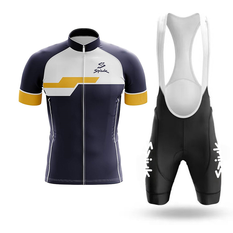 Mountain Biking Jersey - Spiuk サイクリングジャージ サイクリングジャージ メンズ半袖サイクリングジャージ、通気性のあるサイクリングトップス、マウンテンバイクウェア