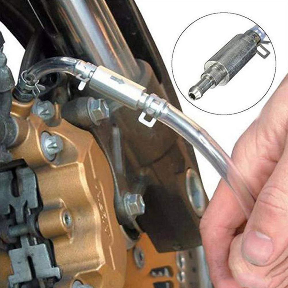 Hydraulic Brake Bleed - 車のクラッチブレーキブリーダーホース、一方向バルブ付き、油圧ブリーディング交換アダプターチューブ、自動ブレーキ液オイル交換ツール