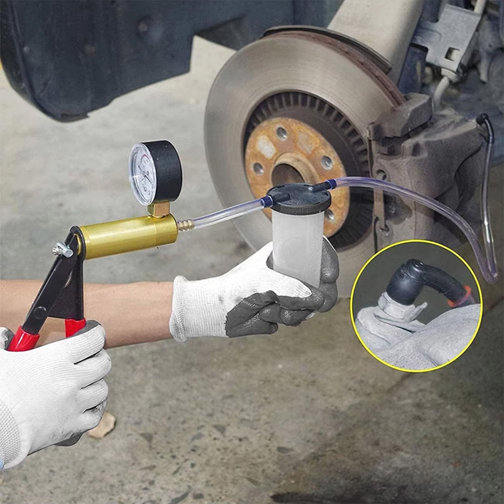 2in1手動真空圧力ポンプブレーキフルードドレンキット真空ピ - Hydraulic Brake Bleed のレビューと価格