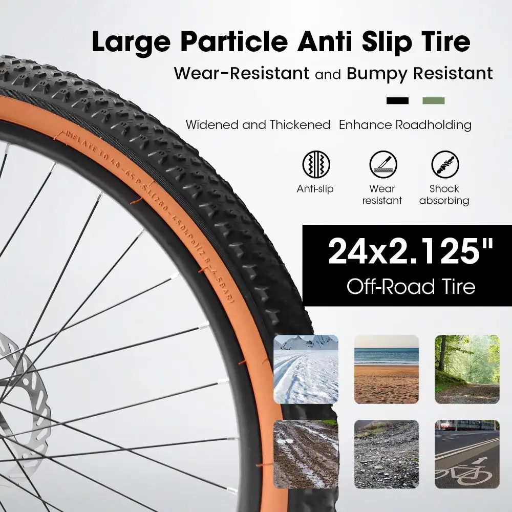 A24301 24インチ ティーンエイジャー向けマウンテンバ - Mountain Biking Usa のレビューと価格