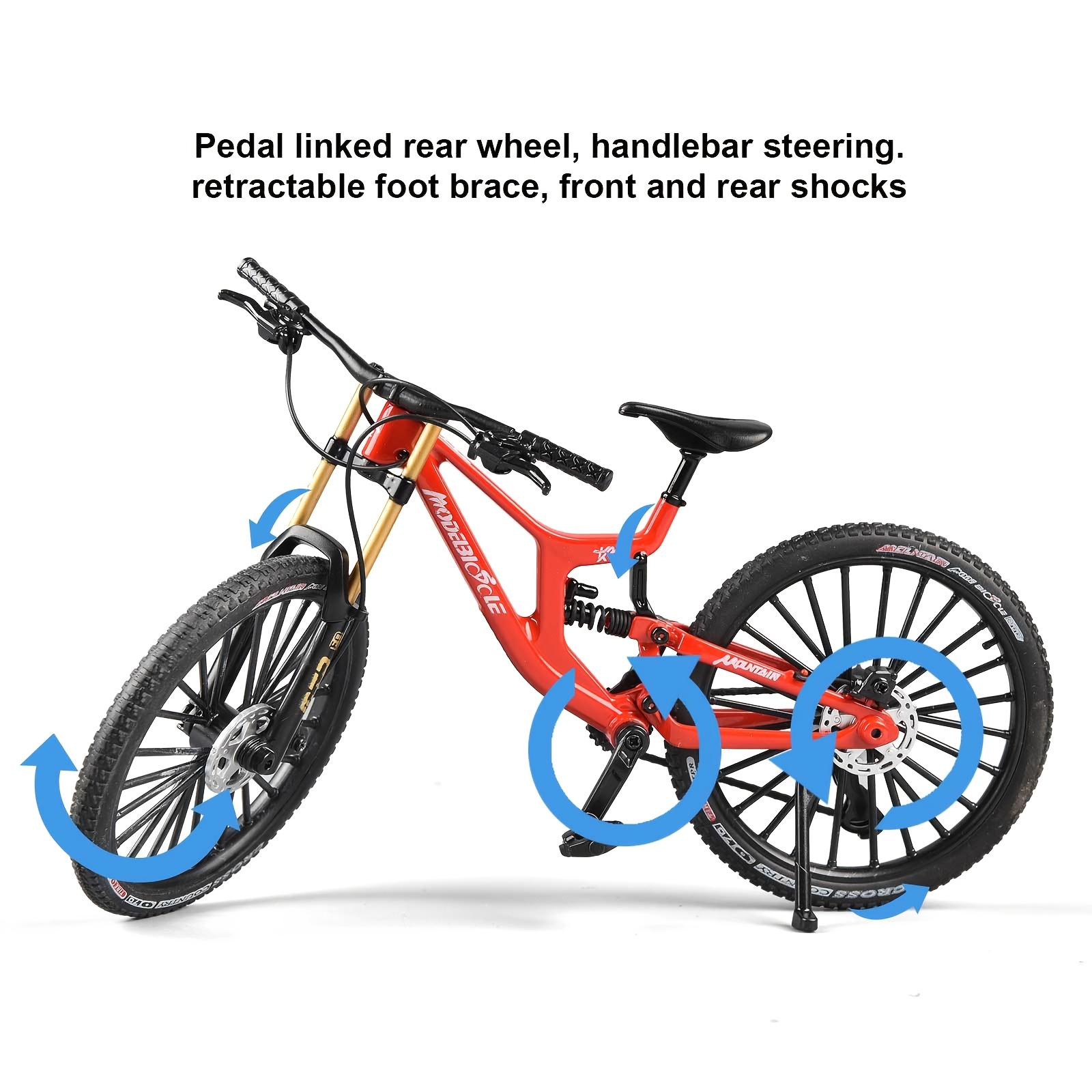 1/8スケール ミニ合金フィンガーマウンテンバイク - コレ - Mountain Biking Usa のレビューと価格