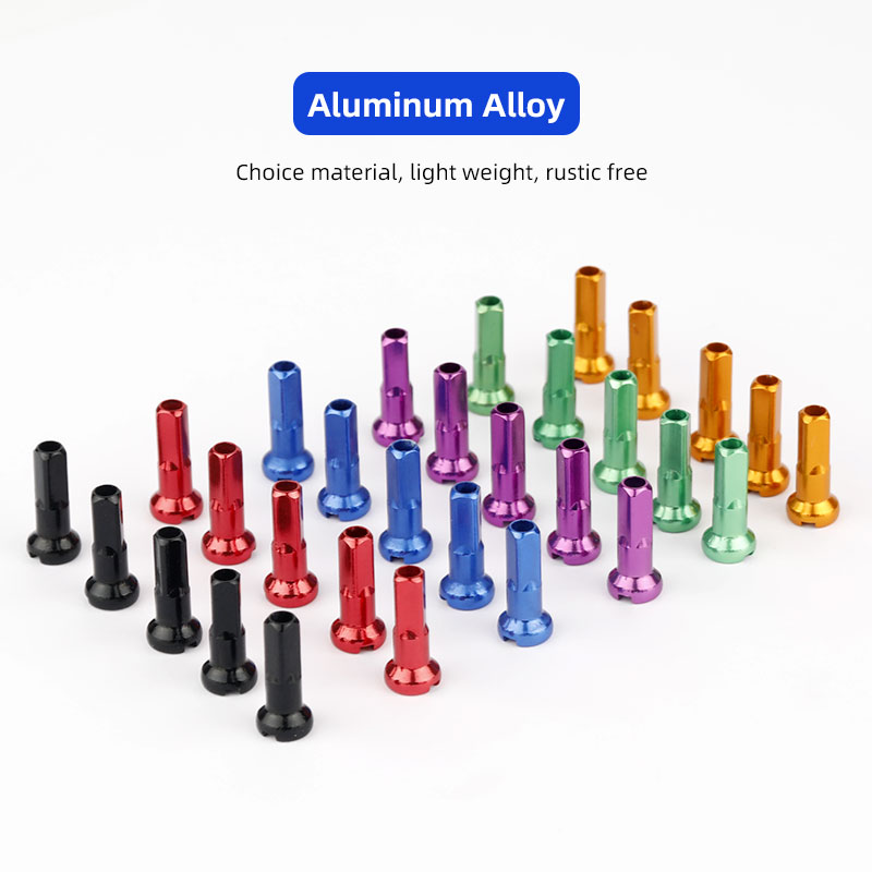 アルミニウム合金自転車ホイールキャップ,CNC加工スポークキ - Spoke Nipple Brass のレビューと価格