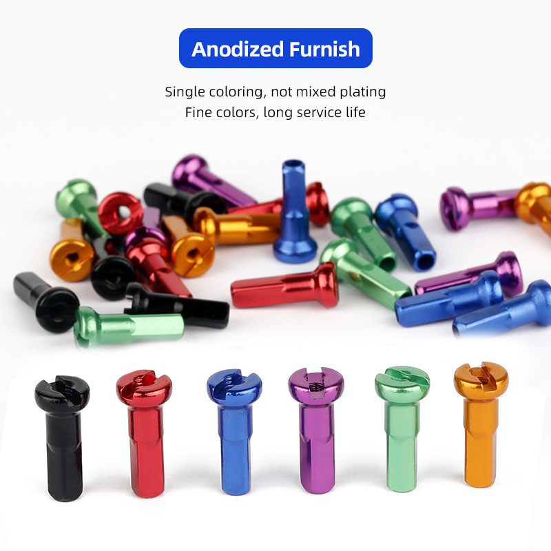 アルミニウム合金自転車ホイールキャップ,CNC加工スポークキ - Spoke Nipple Brass のレビューと価格