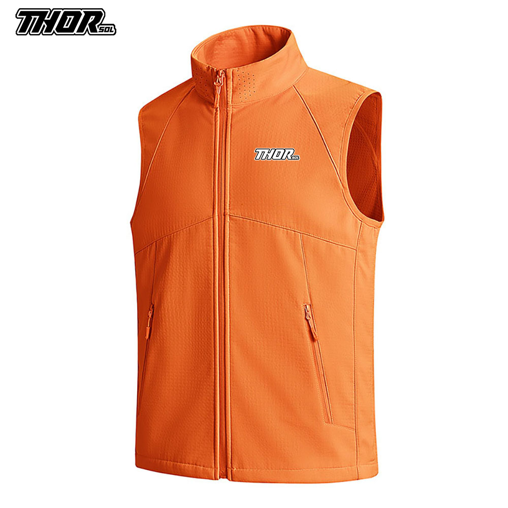 THORSOL 冬サイクリングベスト防風男性 MTB ジレ  - Mountain Biking Jacket のレビューと価格