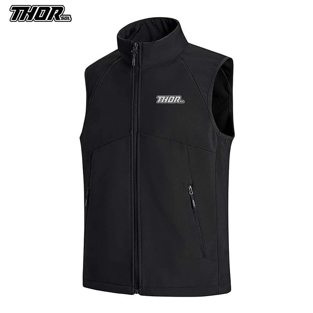 THORSOL 冬サイクリングベスト防風男性 MTB ジレ  - Mountain Biking Jacket のレビューと価格