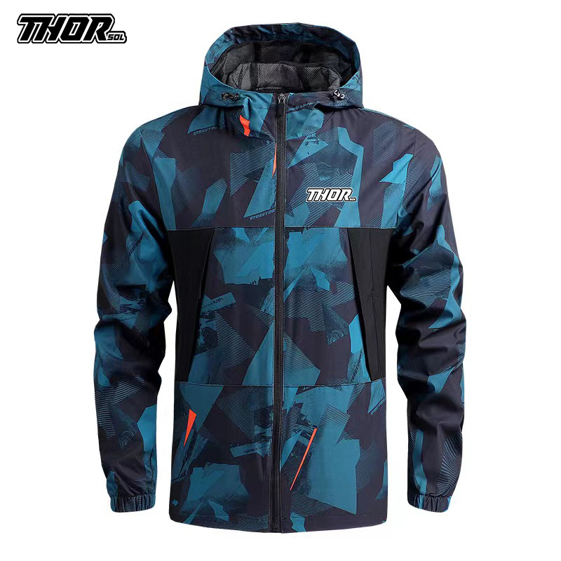 Thorsol-男性用の防風サイクリングジャケット,マウンテ - Mountain Biking Jacket のレビューと価格