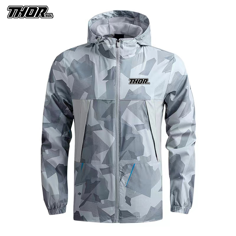 Thorsol-男性用の防風サイクリングジャケット,マウンテ - Mountain Biking Jacket のレビューと価格