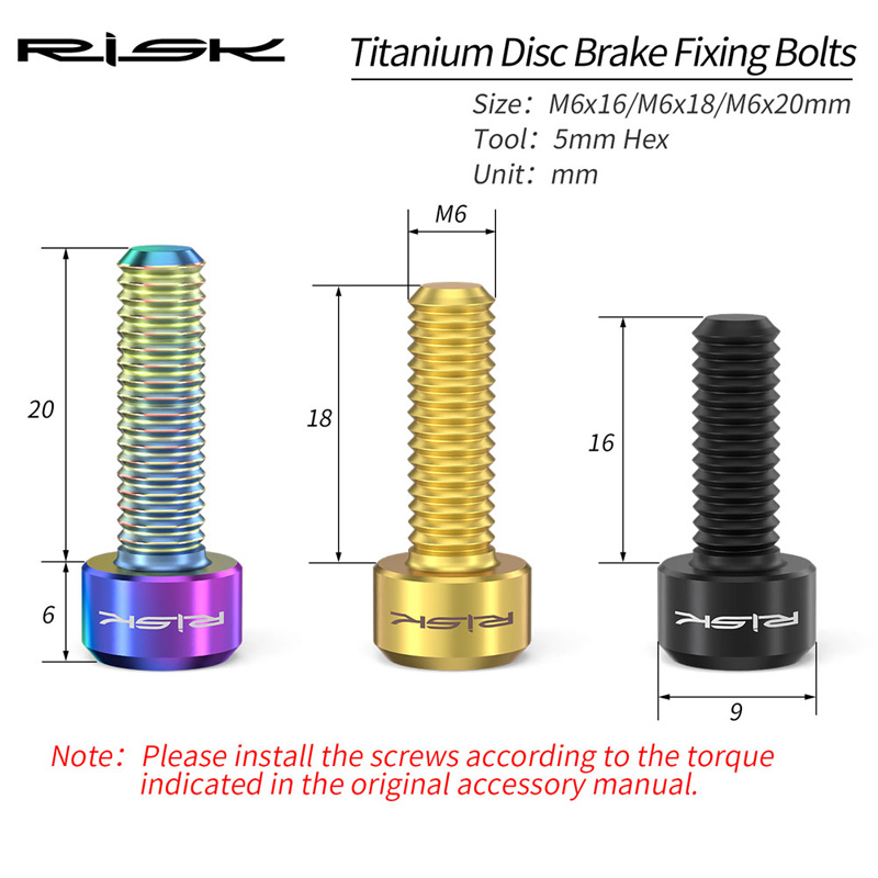 チタンブレーキキャリパースクリューM6チタンボルト20mm  - Hydraulic Brake Bleed のレビューと価格