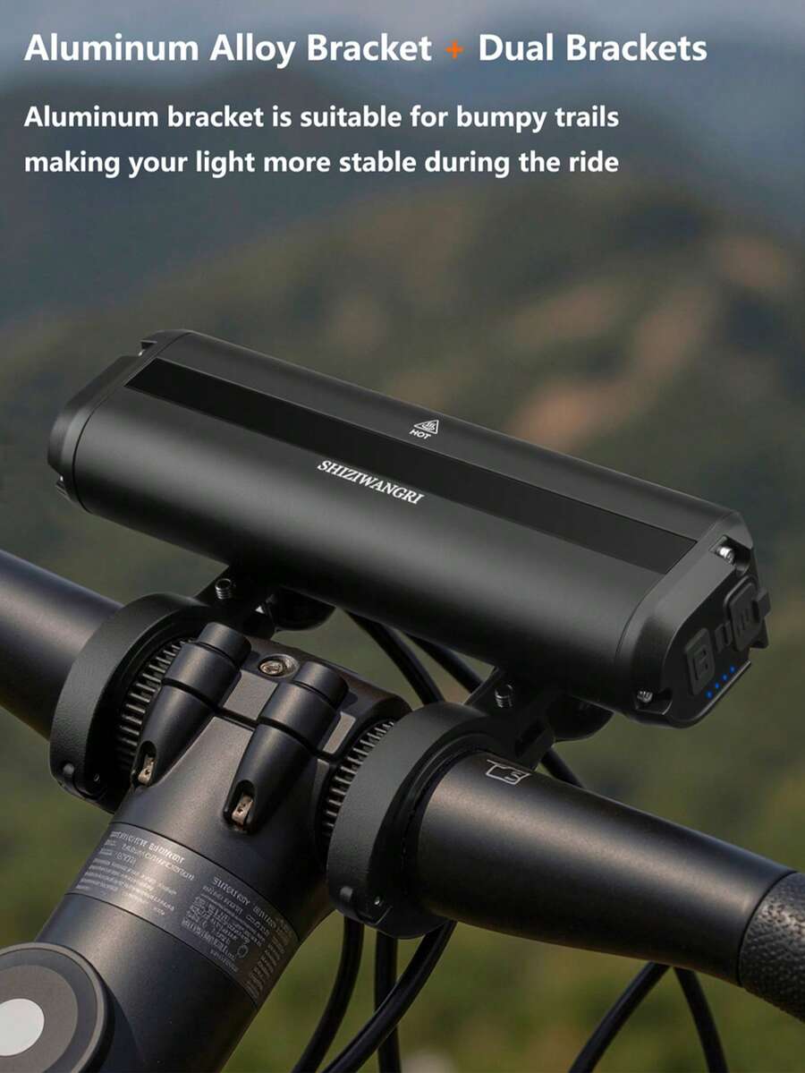 4000mAhの超明るいLED自転車ライト、6つのLEDを搭 - Mountain Biking Usa のレビューと価格