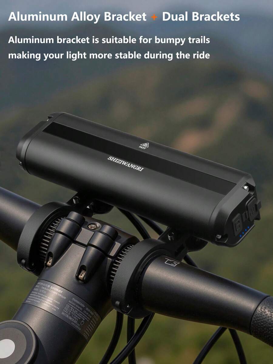 4000mAhの超明るいLED自転車ライト、6つのLEDを搭 - Mountain Biking Usa のレビューと価格