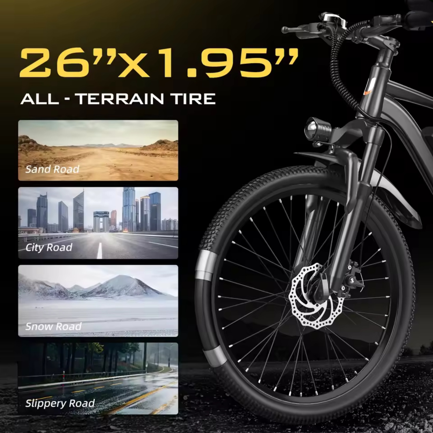 電動マウンテンバイク、500Wモーター、ハイブリッドパワー、 - Mountain Biking Gifts のレビューと価格