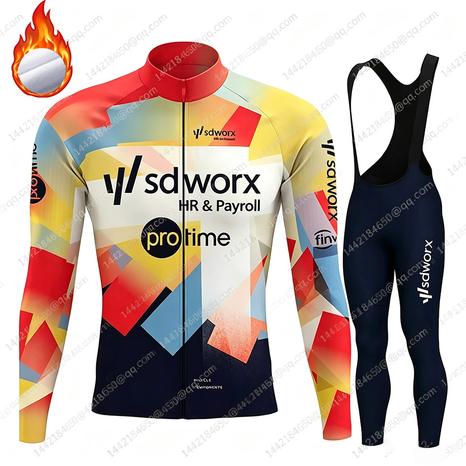 SD Worx 2026 チームサーマルフリースサイクリング - Mountain Biking Jacket のレビューと価格
