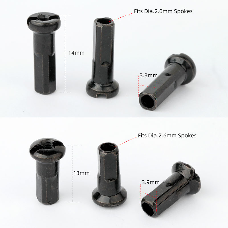 20/50個入り 真鍮製スポークニップル 14G 13G M - Spoke Nipple Brass のレビューと価格