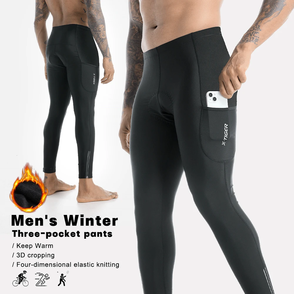 X-TIGER サイクリングパンツ メンズ 冬用 保温 マウ - Mountain Biking Gifts のレビューと価格