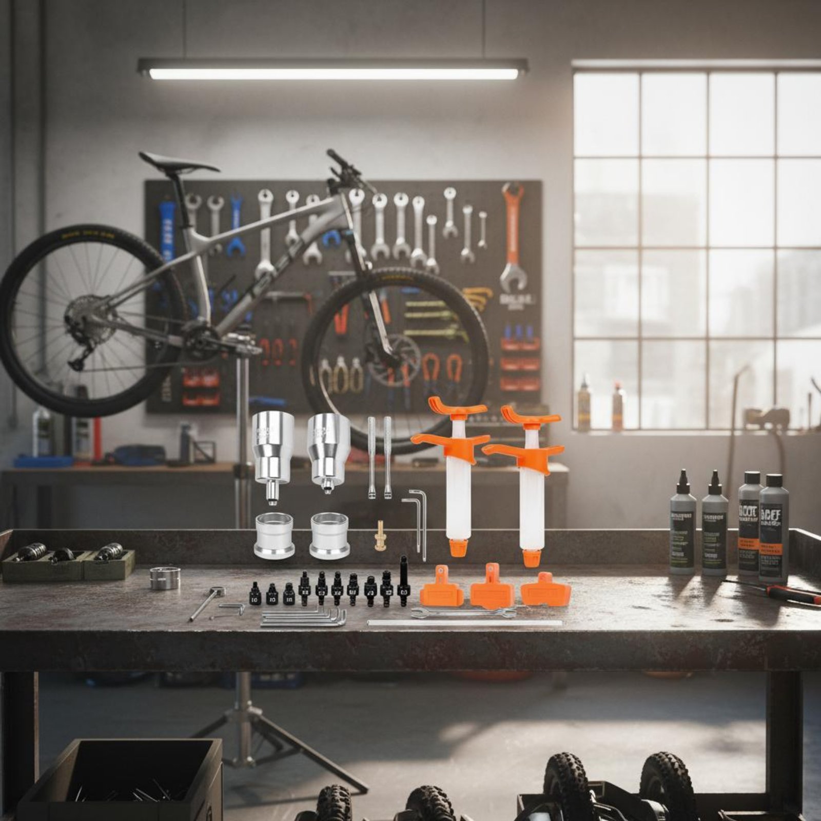 油圧ディスクブレーキブリードキット ユニバーサルフィット 二 - Hydraulic Brake Bleed のレビューと価格