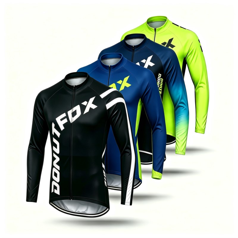 メンズ長袖MTBジャージ＆サイクリングショーツ、速乾性、単品 - Mountain Biking Jersey のレビューと価格