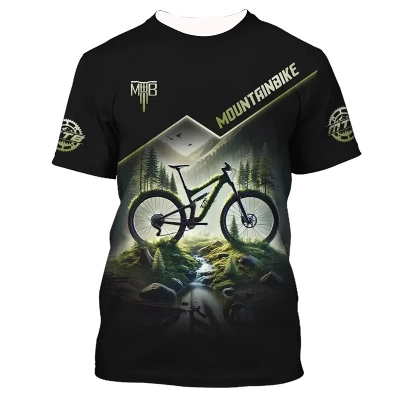 2026年新作メンズマウンテンバイクグラフィックTシャツ、カ - Mountain Biking Shirts のレビューと価格