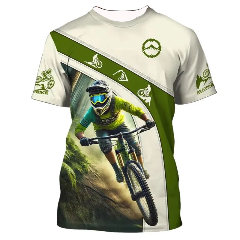2026年新作メンズマウンテンバイクグラフィックTシャツ、カ - Mountain Biking Shirts のレビューと価格