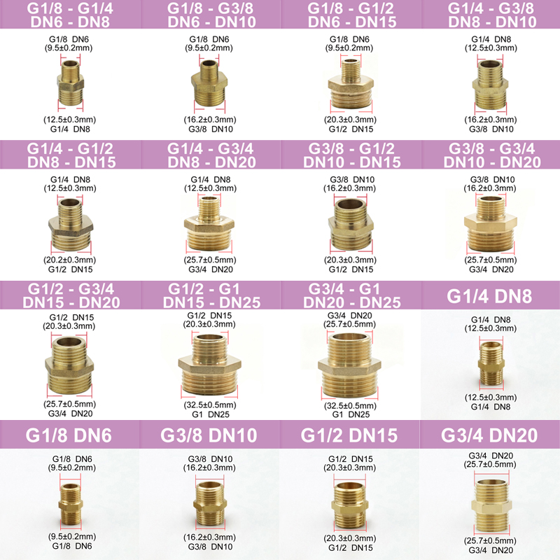 真鍮製六角ニップル継手クイックカプラーアダプター 1/8 1 - Spoke Nipple Brass のレビューと価格