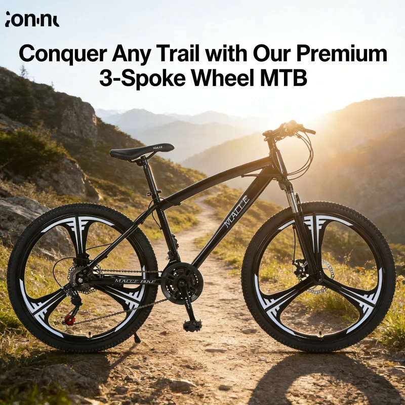 ブラック 24 インチ 3 ナイフ マウンテン バイク 可変 - Mountain Biking Usa のレビューと価格