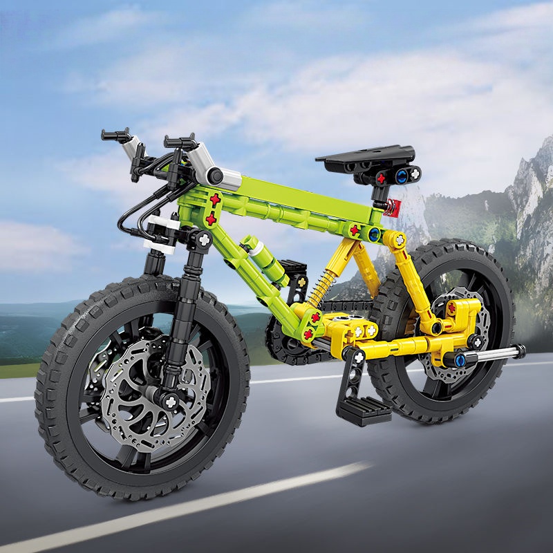 200個以上のマウンテンバイク組み立てブロックおもちゃ、家の - Mountain Biking Gifts のレビューと価格