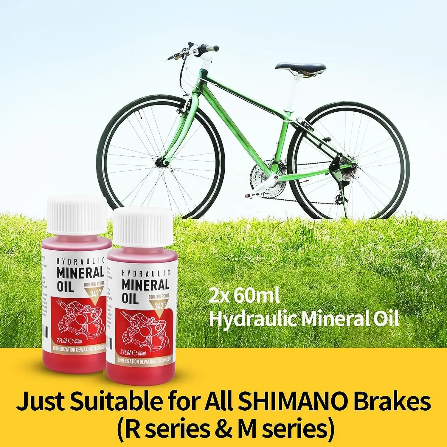 自転車ブレーキミネラルオイル 60ML バイク油圧ディスクブ - Hydraulic Brake Bleed のレビューと価格