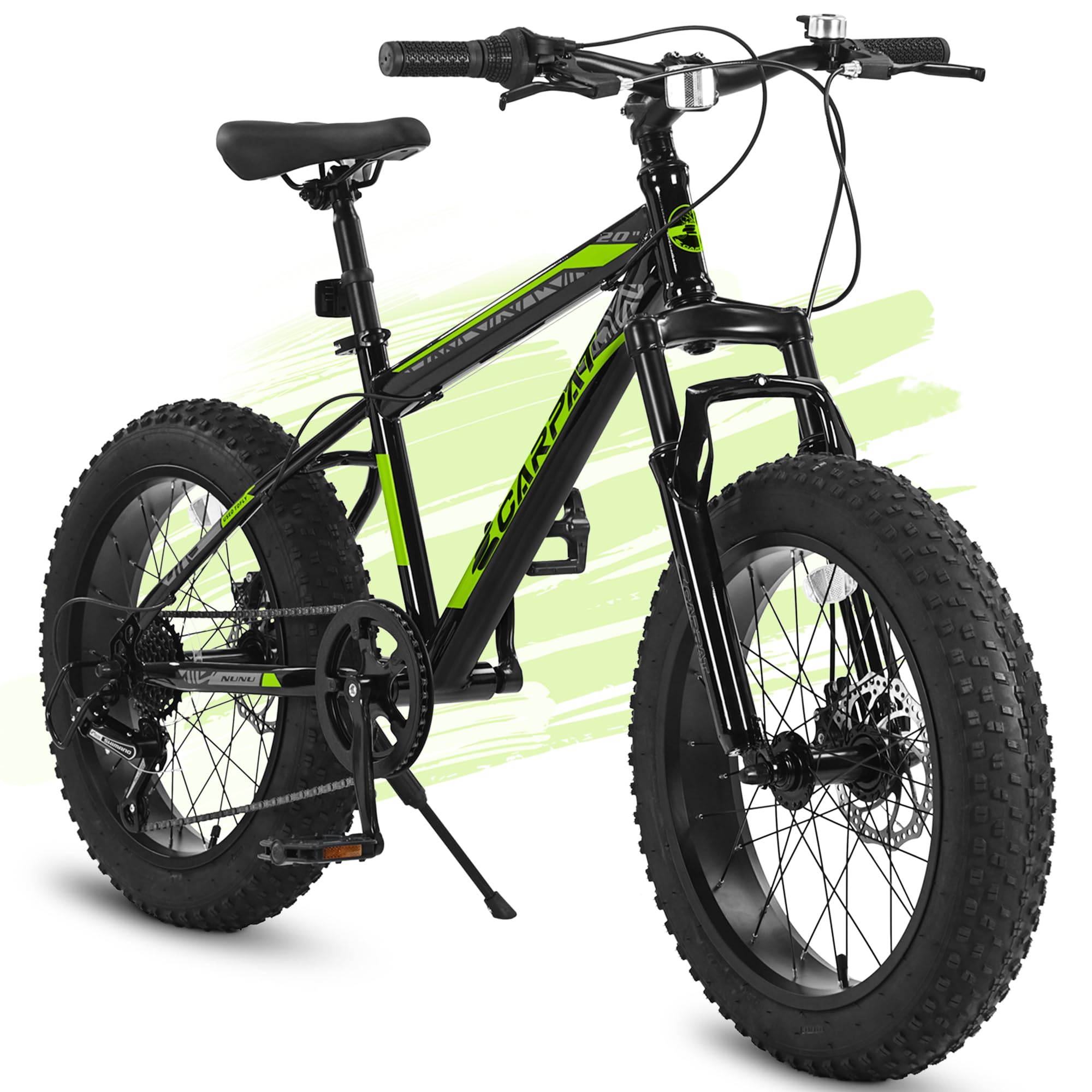 20インチキッズマウンテンバイク7速デュアルディスクブレーキ - Mountain Biking Youth のレビューと価格