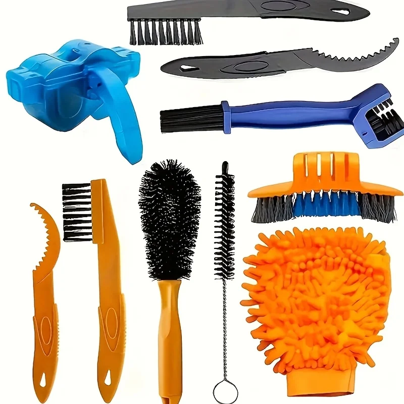 4 to10 個バイクチェーンクリーニングキット PP ブラ - Mountain Biking Gifts のレビューと価格