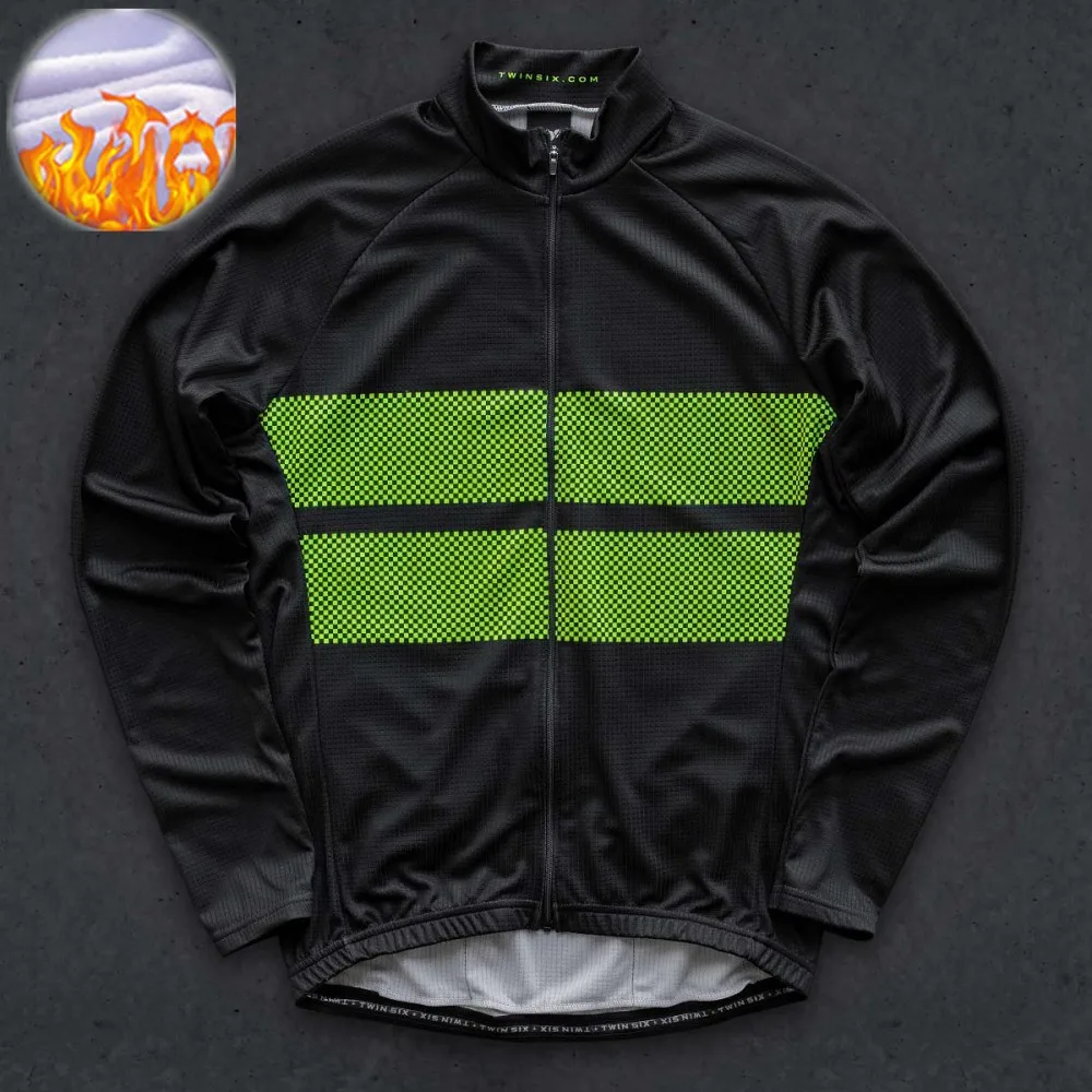 冬長袖サーマルフリースサイクリング服男性屋外乗馬 MTB R - Mountain Biking Jacket のレビューと価格